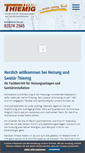 Mobile Screenshot of heizung-sanitaer-thiemig.de